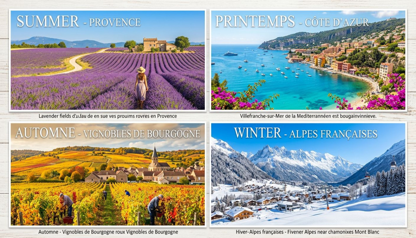 Comment choisir une destination française adaptée à chaque saison ?