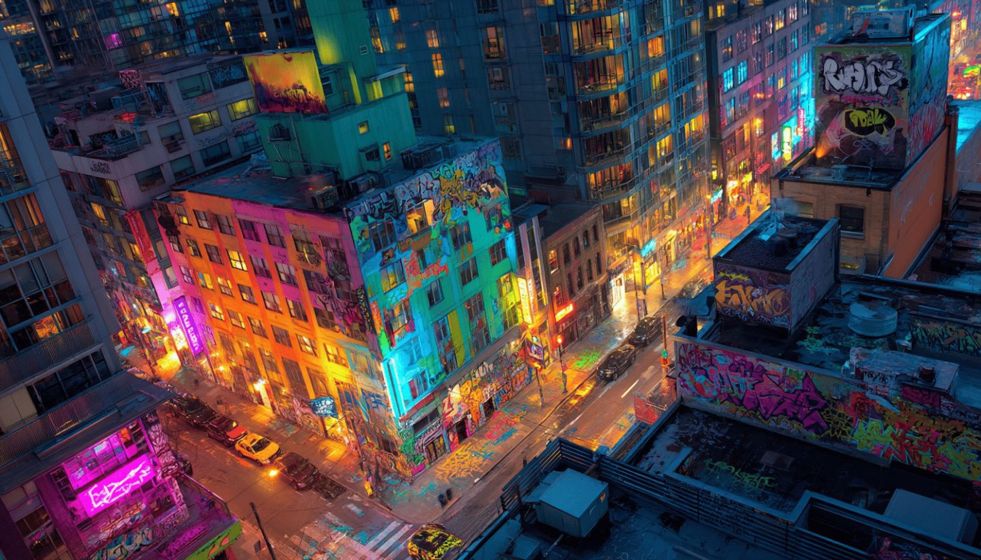 L'impact des couleurs dans les posters de paysages urbains